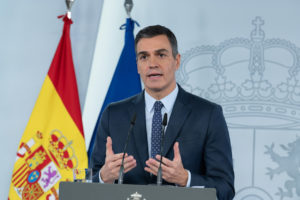 Primer ministro español Pedro Sánchez
