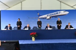 Ceremonia de firma de Ryanair-Boeing
